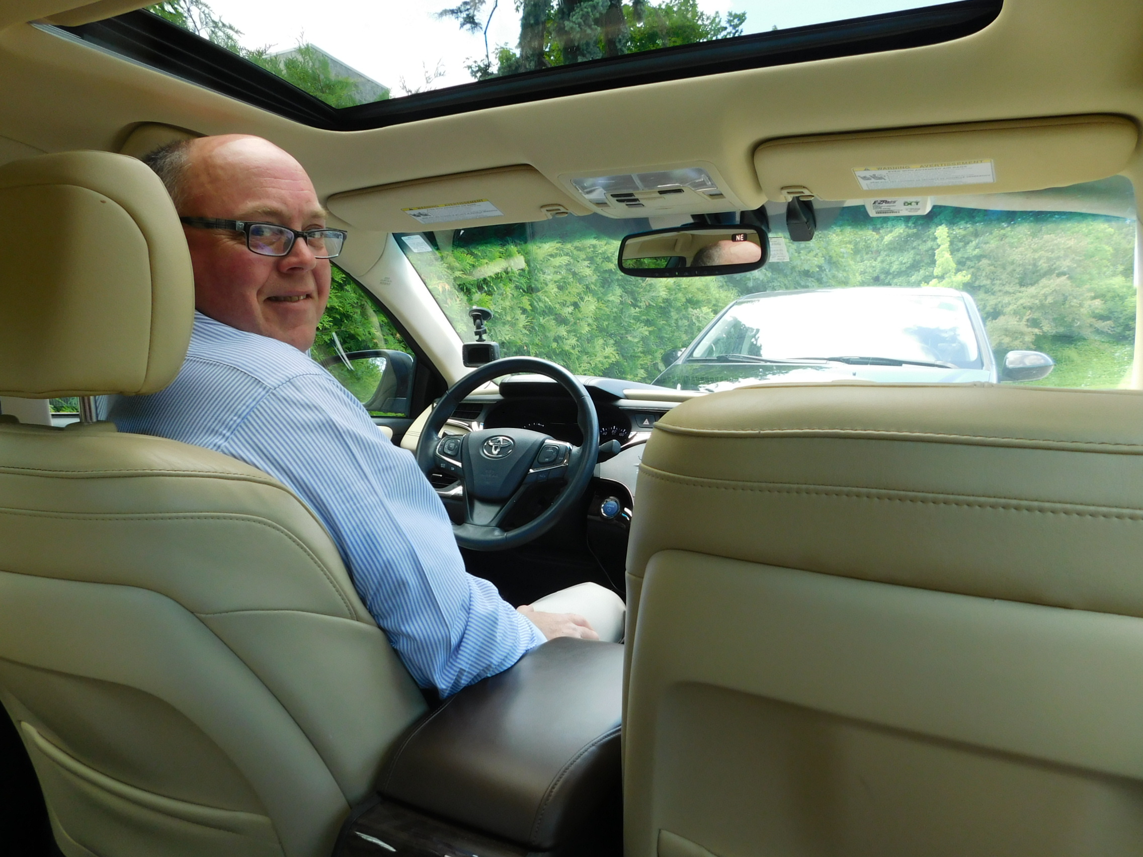 Tim Bingham in Toyota Avalon LTD
